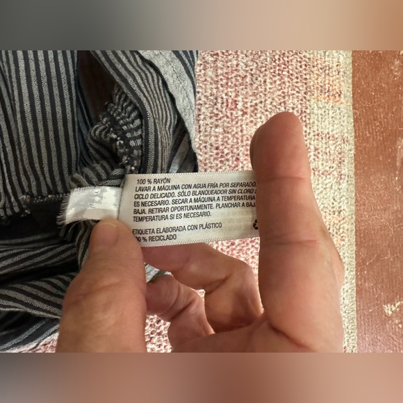 Universal thread soft woven cotton puff sleeve peasant midi dress. med Lagenlook - Picture 13 of 14